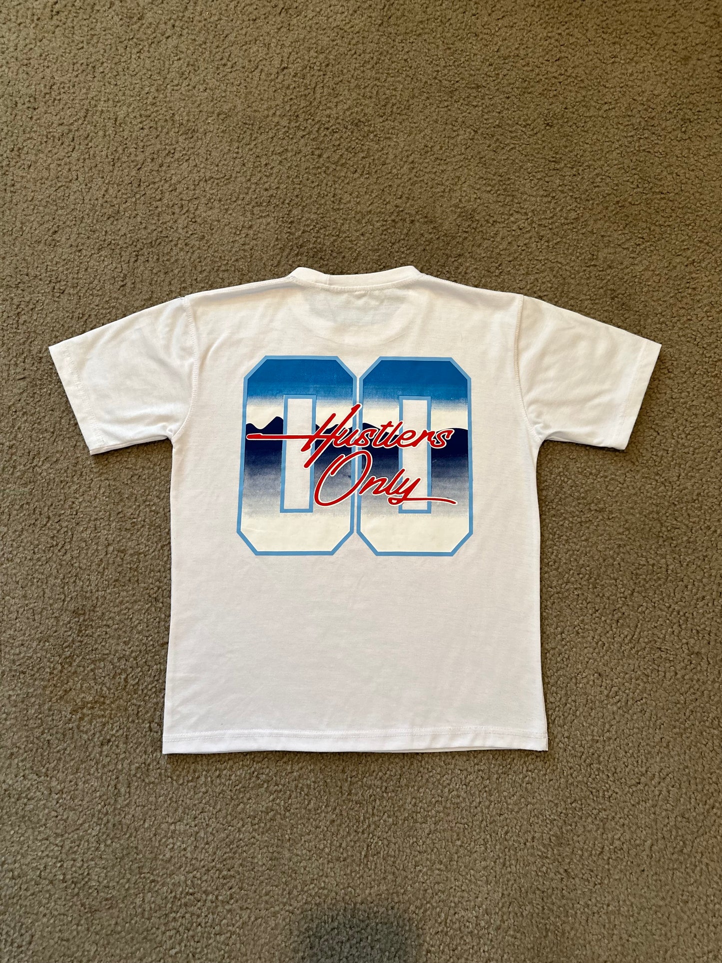 "HUSTLERS ONLY" SHIRT (WHITE)