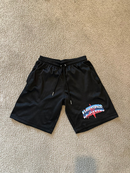 "HUSTLERS ONLY" SHORTS (BLACK)